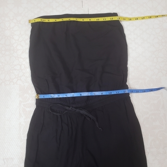 Aritzia Talula Strapless Black Jumpsuit Size Extra Small - Picture 12 of 15